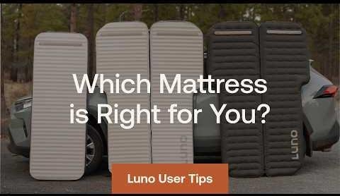 LUNO AIR Pro Mattress: Elevating Car Camping Comfort